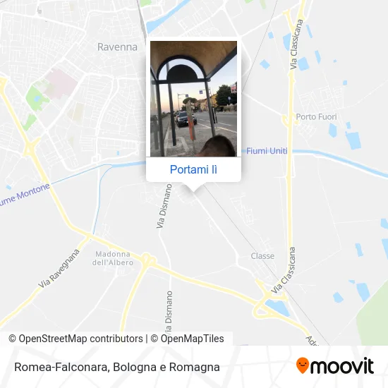 Mappa Romea-Falconara