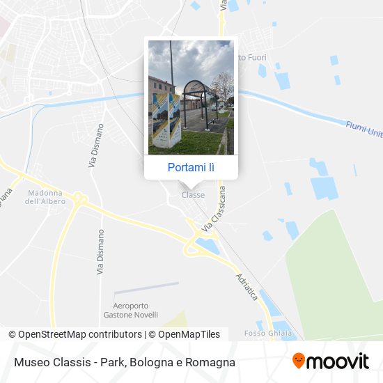 Mappa Museo Classis - Park