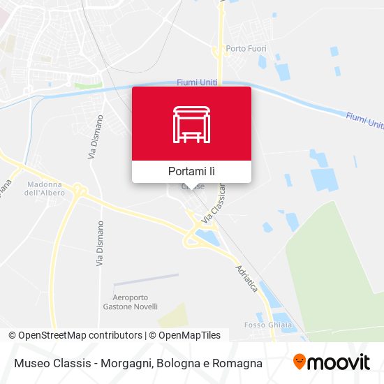 Mappa Museo Classis - Morgagni