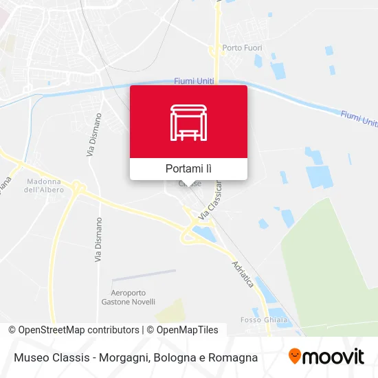 Mappa Museo Classis - Morgagni