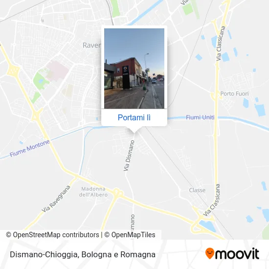 Mappa Dismano-Chioggia