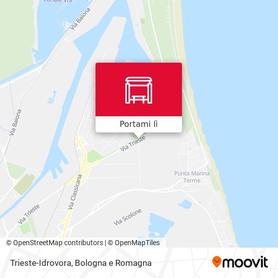 Mappa Trieste-Idrovora