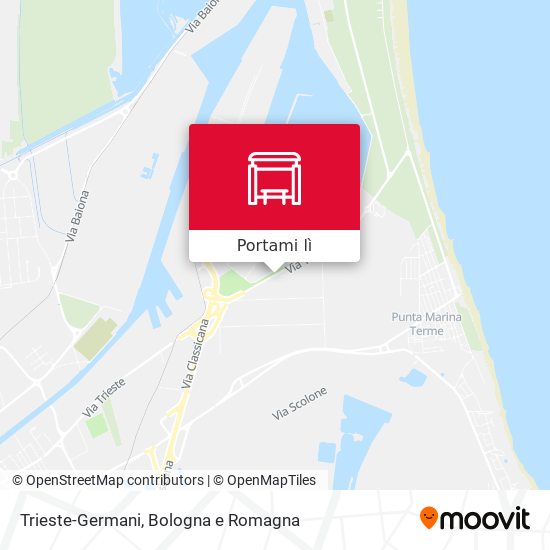 Mappa Trieste-Germani
