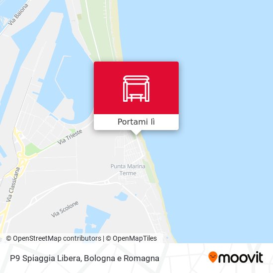 Mappa P9 Spiaggia Libera
