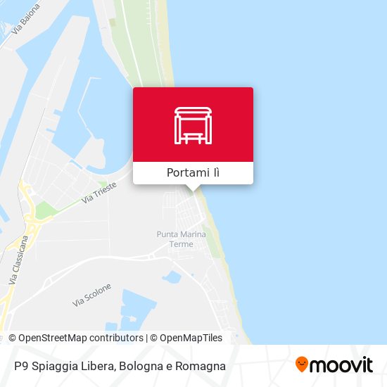 Mappa P9 Spiaggia Libera