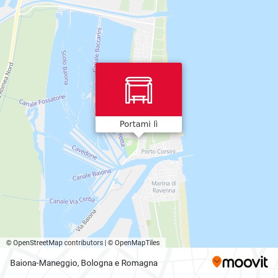 Mappa Baiona-Maneggio