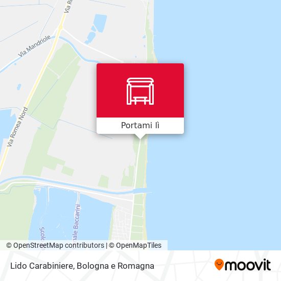 Mappa Lido Carabiniere