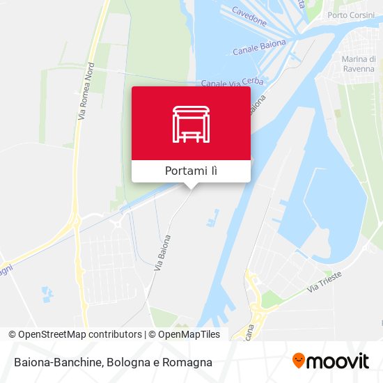 Mappa Baiona-Banchine