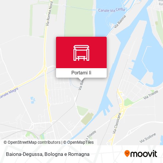 Mappa Baiona-Degussa