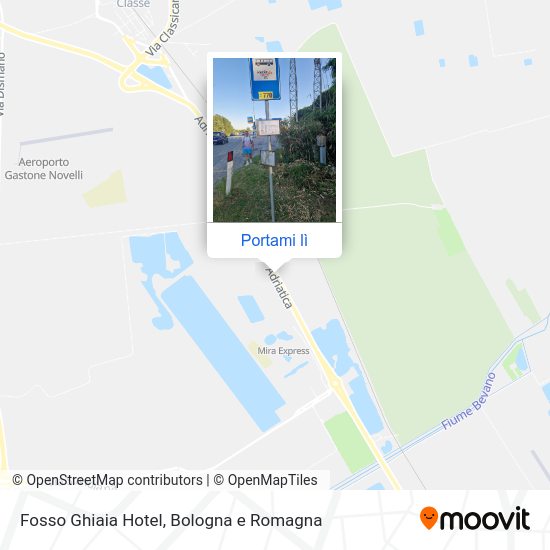 Mappa Fosso Ghiaia Hotel