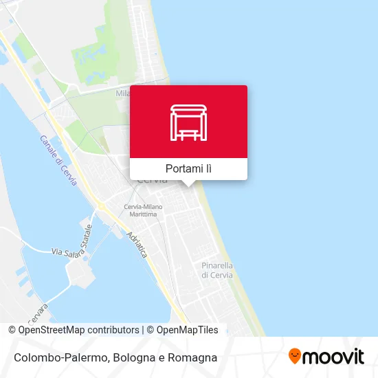 Mappa Colombo-Palermo