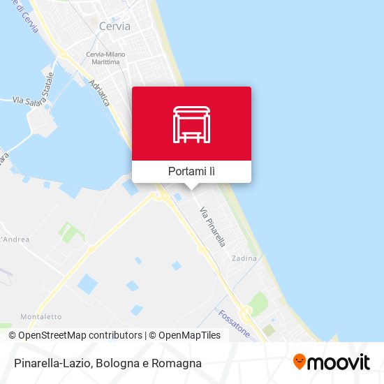 Mappa Pinarella-Lazio
