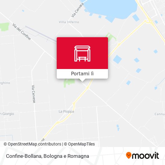 Mappa Confine-Bollana