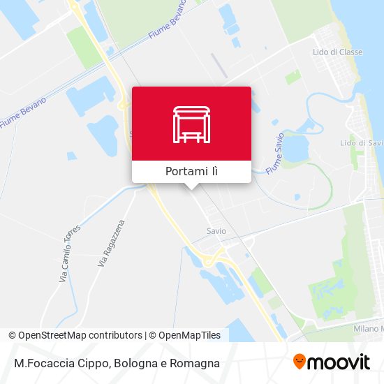 Mappa M.Focaccia Cippo