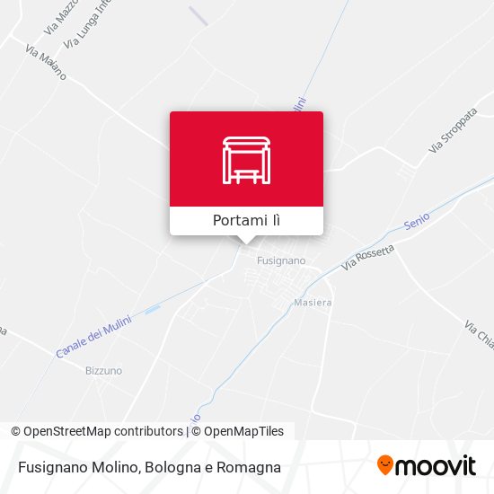 Mappa Fusignano Molino