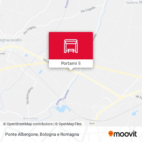 Mappa Ponte Albergone