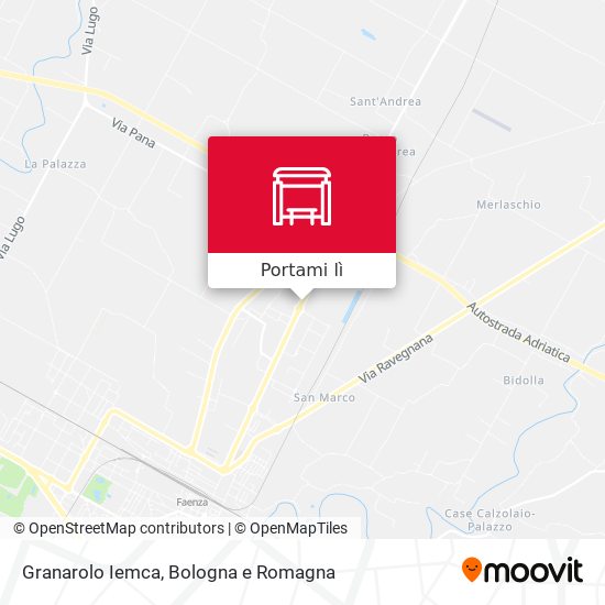 Mappa Granarolo Iemca