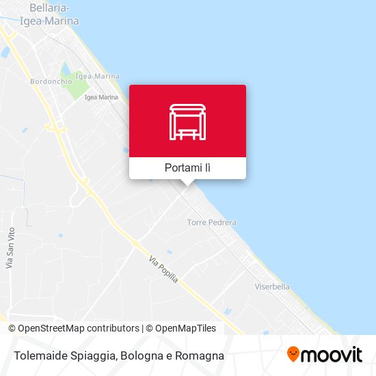Mappa Tolemaide Spiaggia