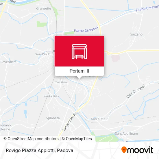 Mappa Rovigo Piazza Appiotti
