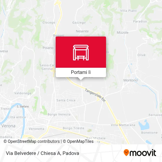 Mappa Via Belvedere / Chiesa A