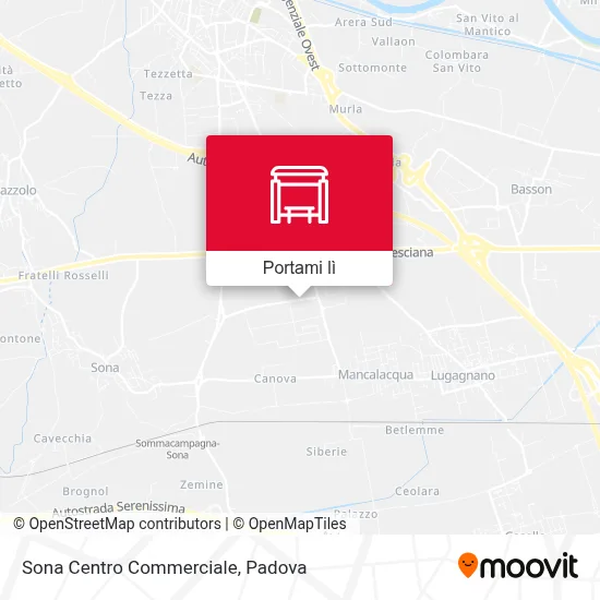 Mappa Sona Centro Commerciale