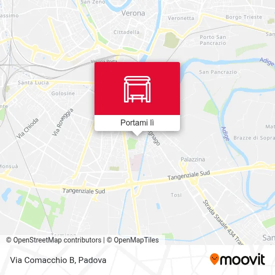 Mappa Via Comacchio B