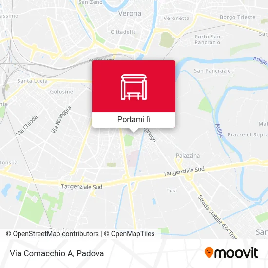Mappa Via Comacchio A