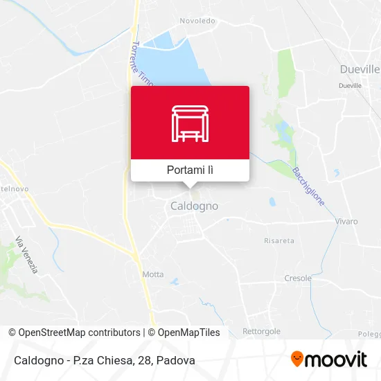 Mappa Caldogno - P.za Chiesa, 28