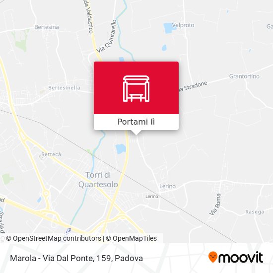 Mappa Marola - Via Dal Ponte, 159
