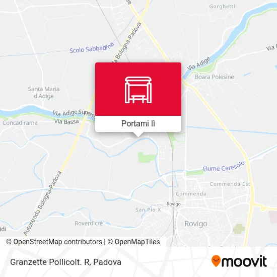 Mappa Granzette Pollicolt. R