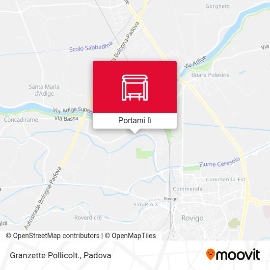 Mappa Granzette Pollicolt.