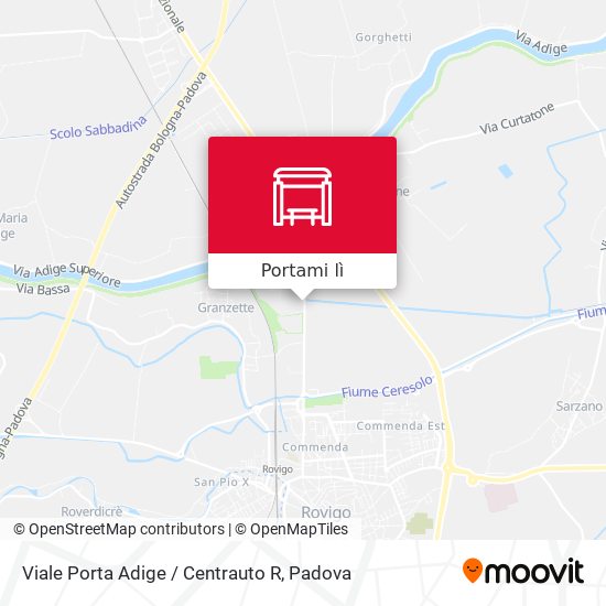 Mappa Viale Porta Adige / Centrauto R