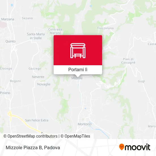 Mappa Mizzole Piazza B