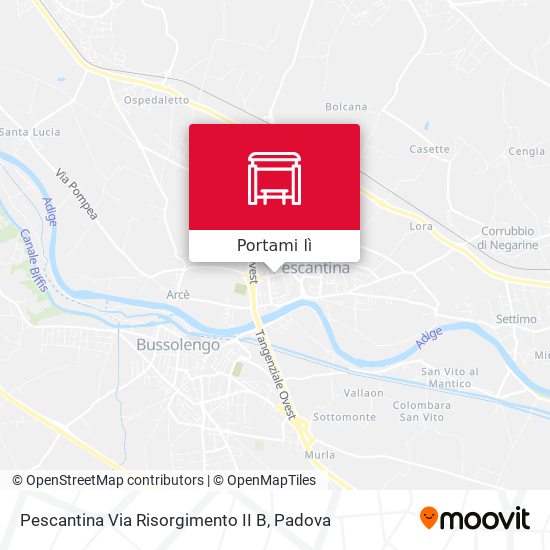 Mappa Pescantina Via Risorgimento II B