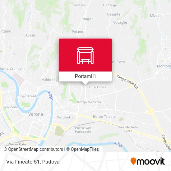 Mappa Via Fincato 51