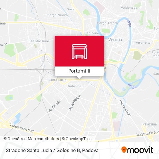 Mappa Stradone Santa Lucia / Golosine B