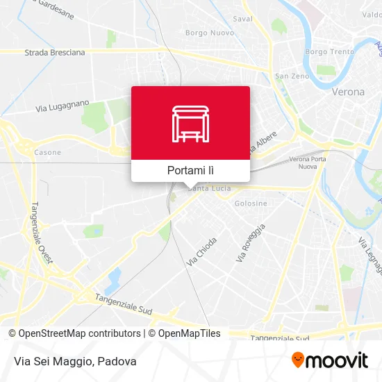 Mappa Via Sei Maggio