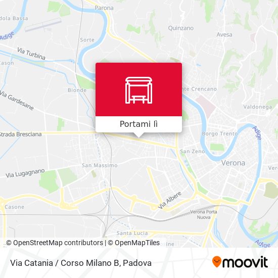 Mappa Via Catania / Corso Milano B