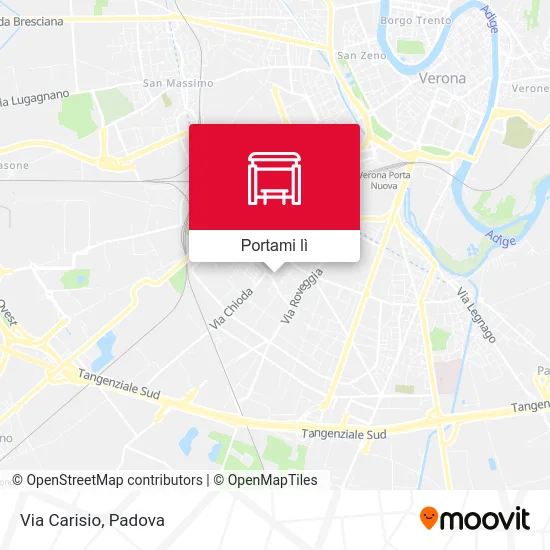 Mappa Via Carisio