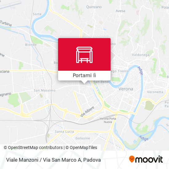 Mappa Viale Manzoni / Via San Marco A