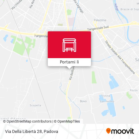 Mappa Via Della Libertà 28
