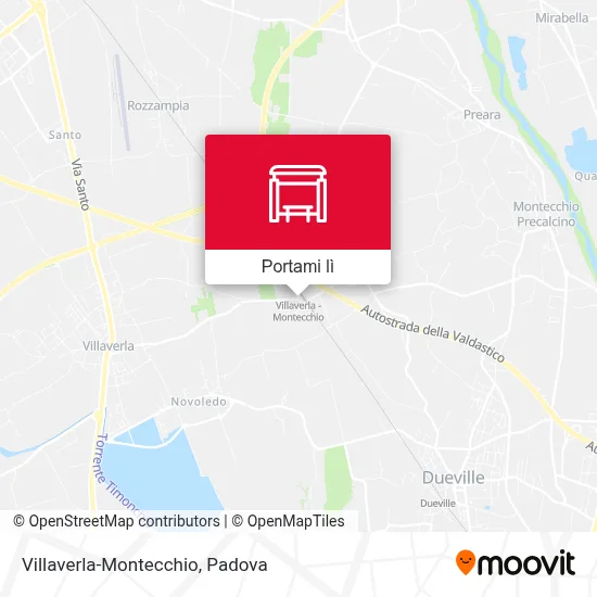 Mappa Villaverla-Montecchio