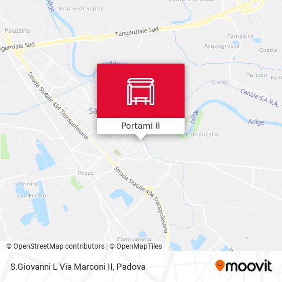 Mappa S.Giovanni L Via Marconi II
