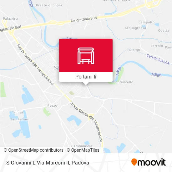 Mappa S.Giovanni L Via Marconi II