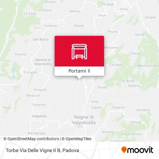 Mappa Torbe Via Delle Vigne II B