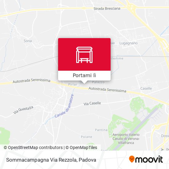 Mappa Sommacampagna Via Rezzola