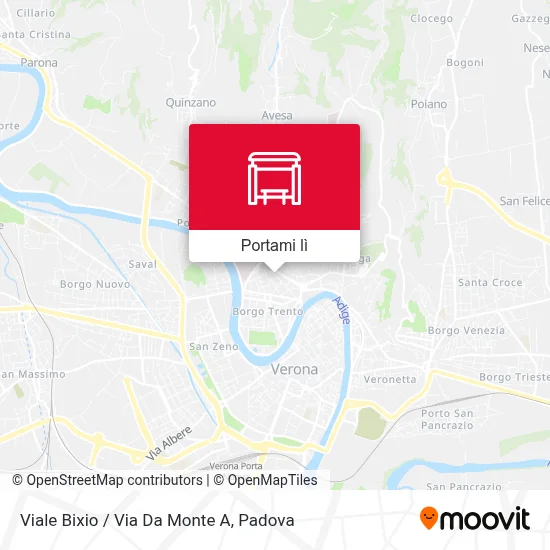 Mappa Viale Bixio / Via Da Monte A