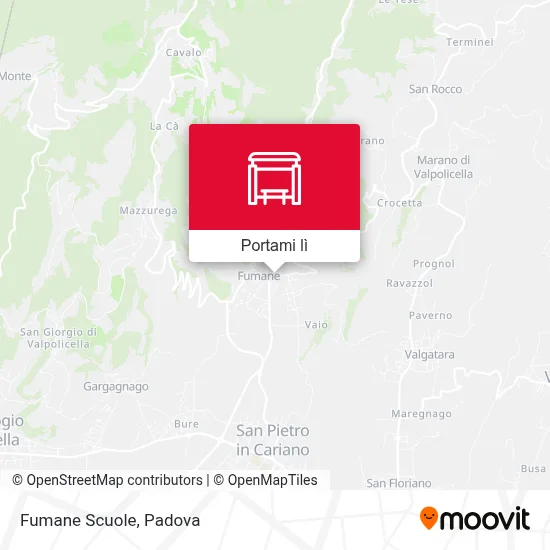 Mappa Fumane Scuole