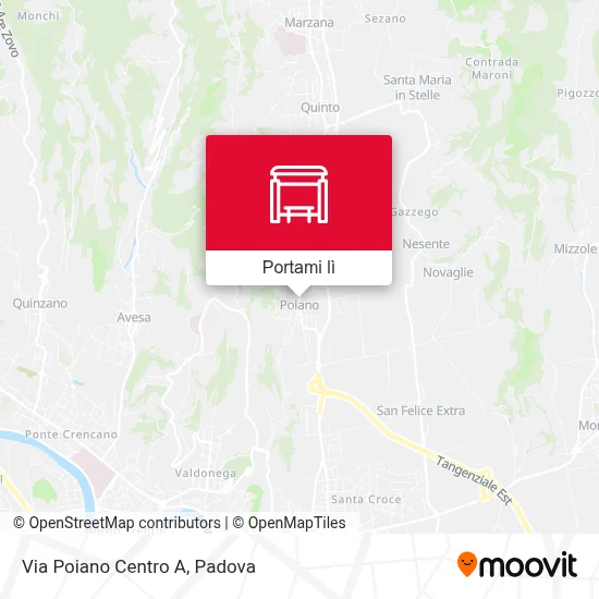 Mappa Via Poiano Centro A