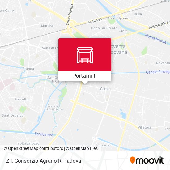 Mappa Z.I. Consorzio Agrario R
